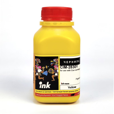 Чернила Ink-Mate CIM-2830 Yellow 250мл пигментные для Canon imagePROGRAF TM-200, TM-205, TM-240, TM-250, TM-255, TM-300, TM-305, TM-340, TM-350, TM-355, TX-2000, TX-2100, TX-3000, TX-3100, TX-4000 (PFI-110Y, PFI-120Y, PFI-310Y, PFI-320Y, PFI-710Y)